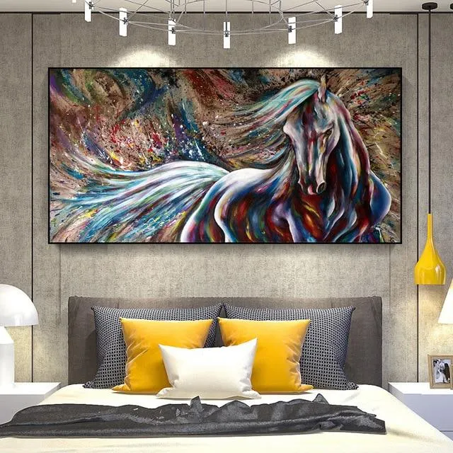 Toile Cheval Dessin Peinture Cheval Univers Cheval