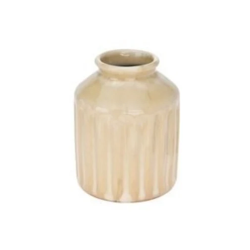 Vase - 9cm - Décoration - 3 Designs - Ambre