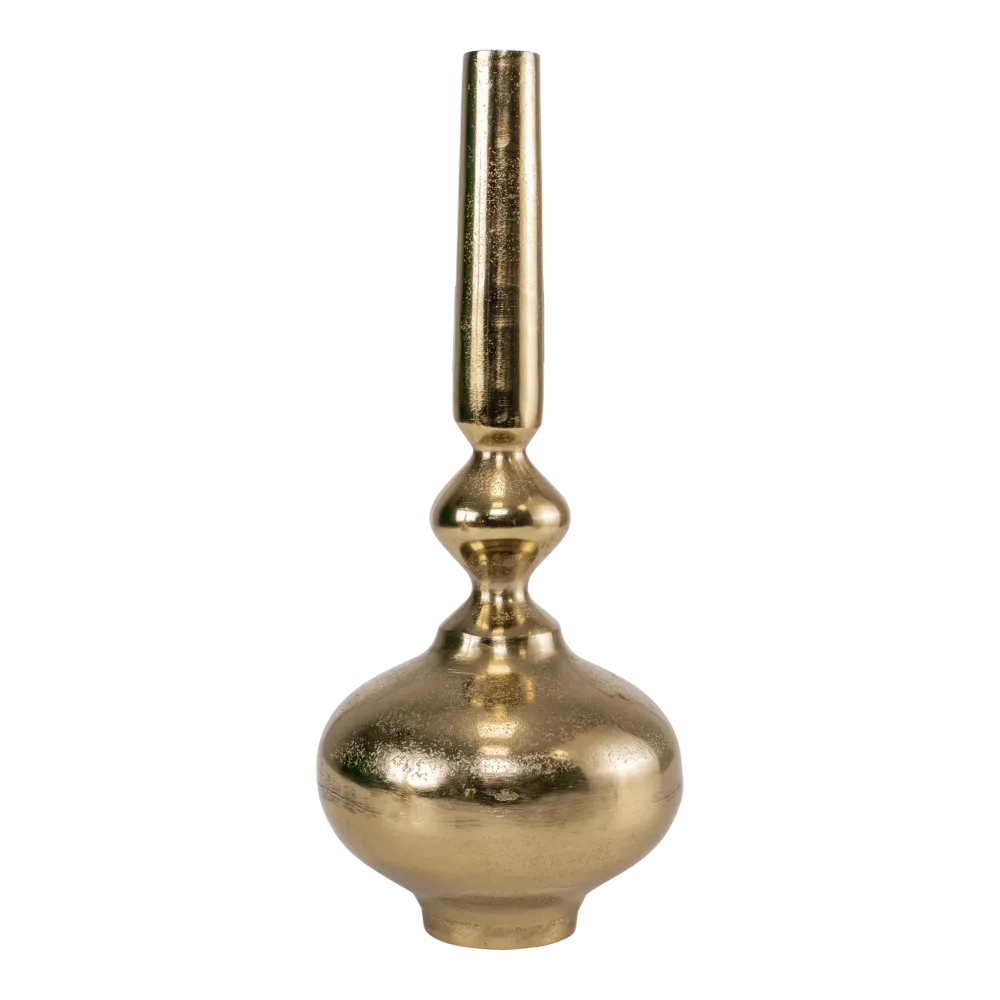 Vase Bolan métal doré ø16,5x39cm