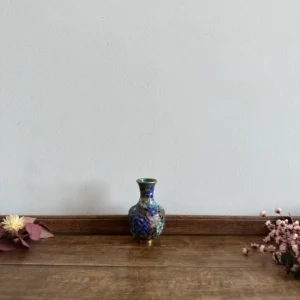 Vase en bronze cloisonné