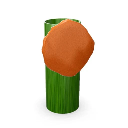 Vase de découpage