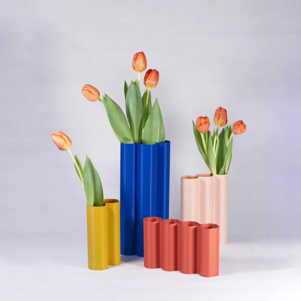 Vase Álvaro S Ocre Mat