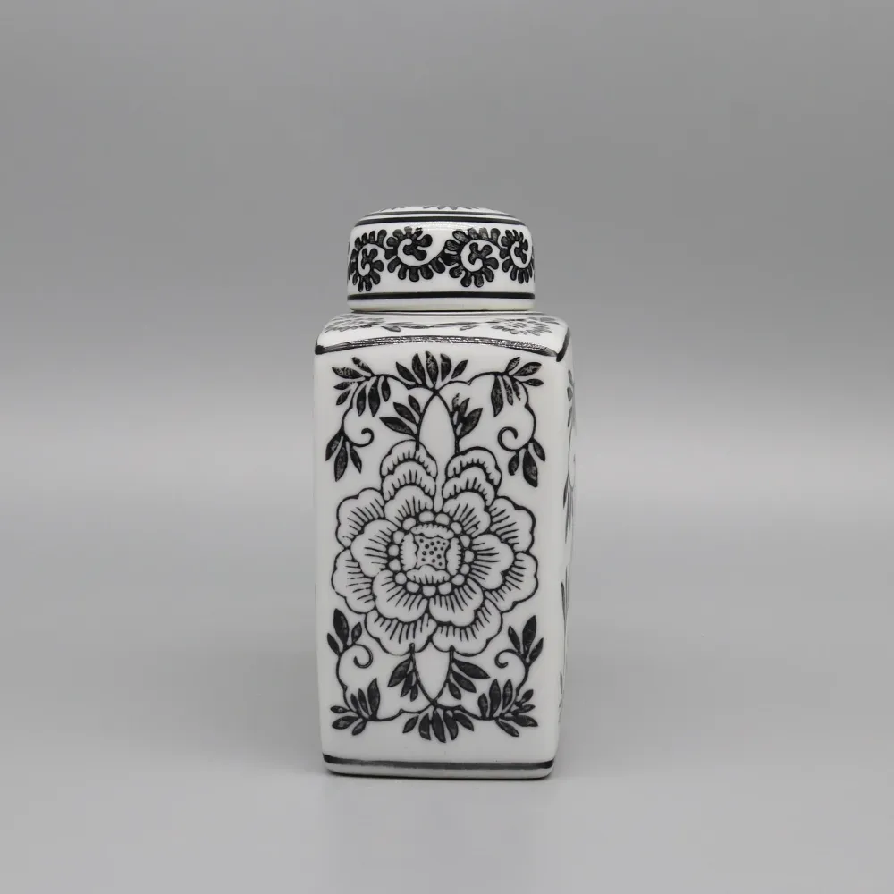 Vase plat en céramique émaillée moderne pour décoration intérieure