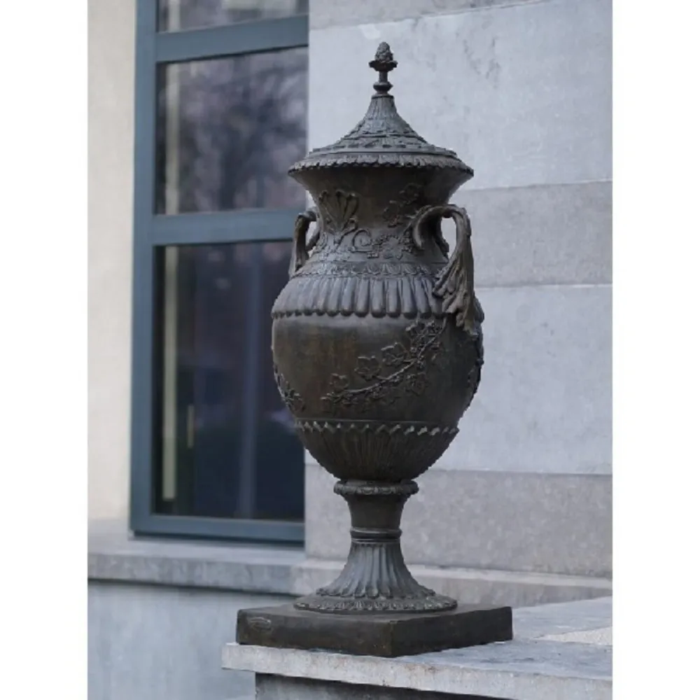 Vase sculpture en bronze "Esprit" 112x40x45cm (HxLxL)