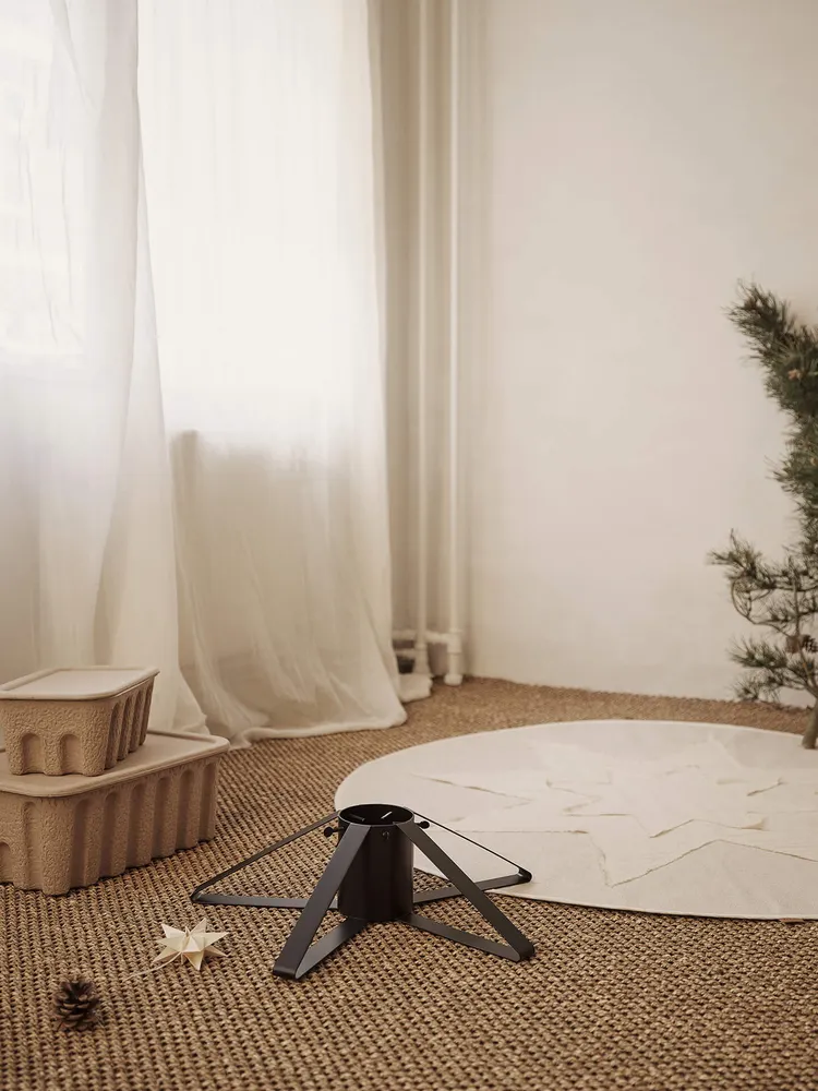 Vela Star Christmas Tree Blanket - Natural