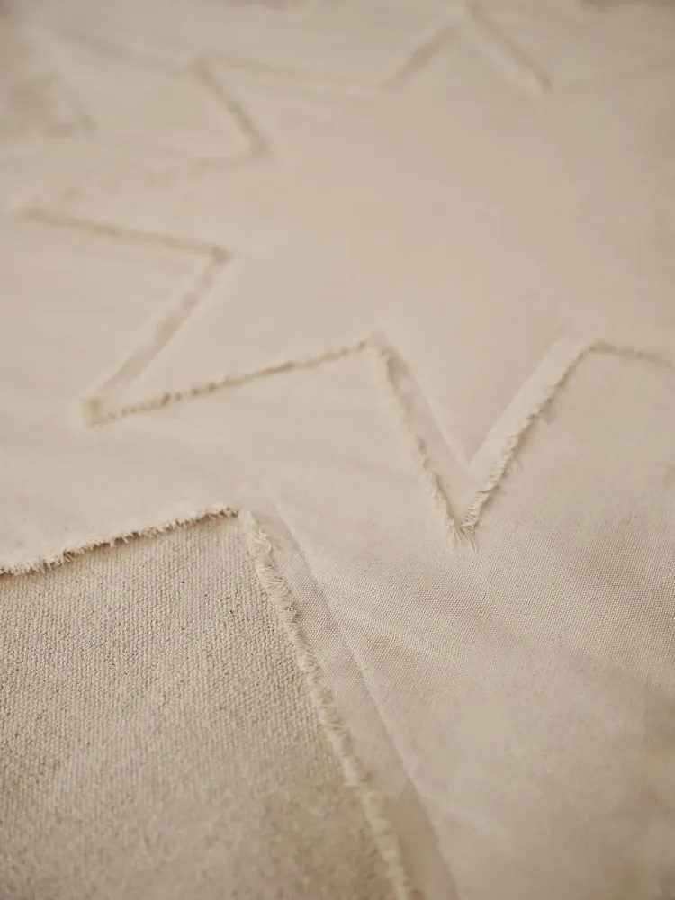 Vela Star Christmas Tree Blanket - Natural