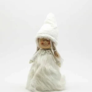 Verano Small Angel Furry Hat and Pigtails, White