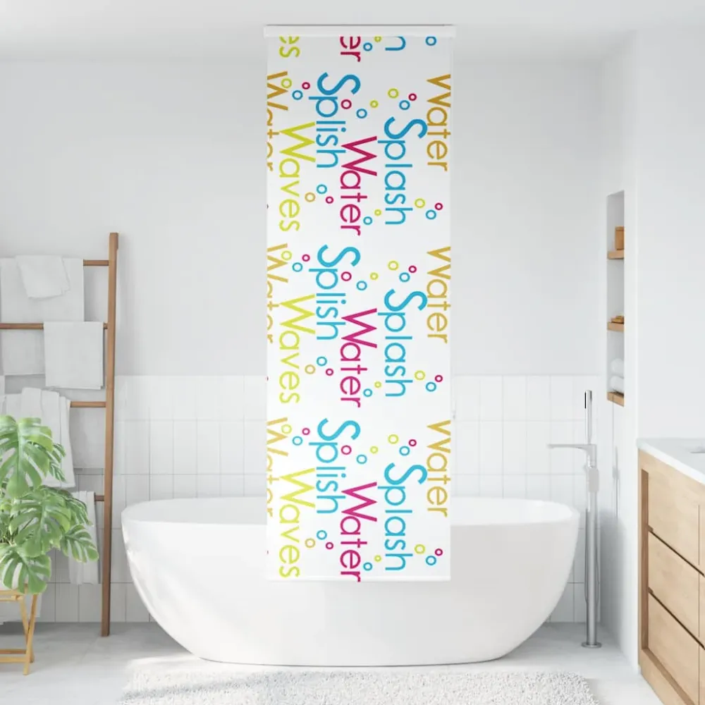 vidaXL Store enrouleur de douche avec cassette largeur du tissu 56 cm