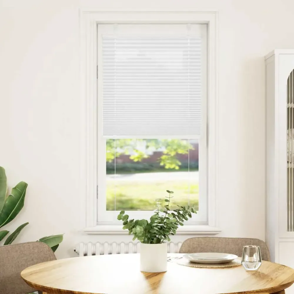 vidaXL Store plissé blanc 60x150 cm largeur du tissu 59,4 cm polyester