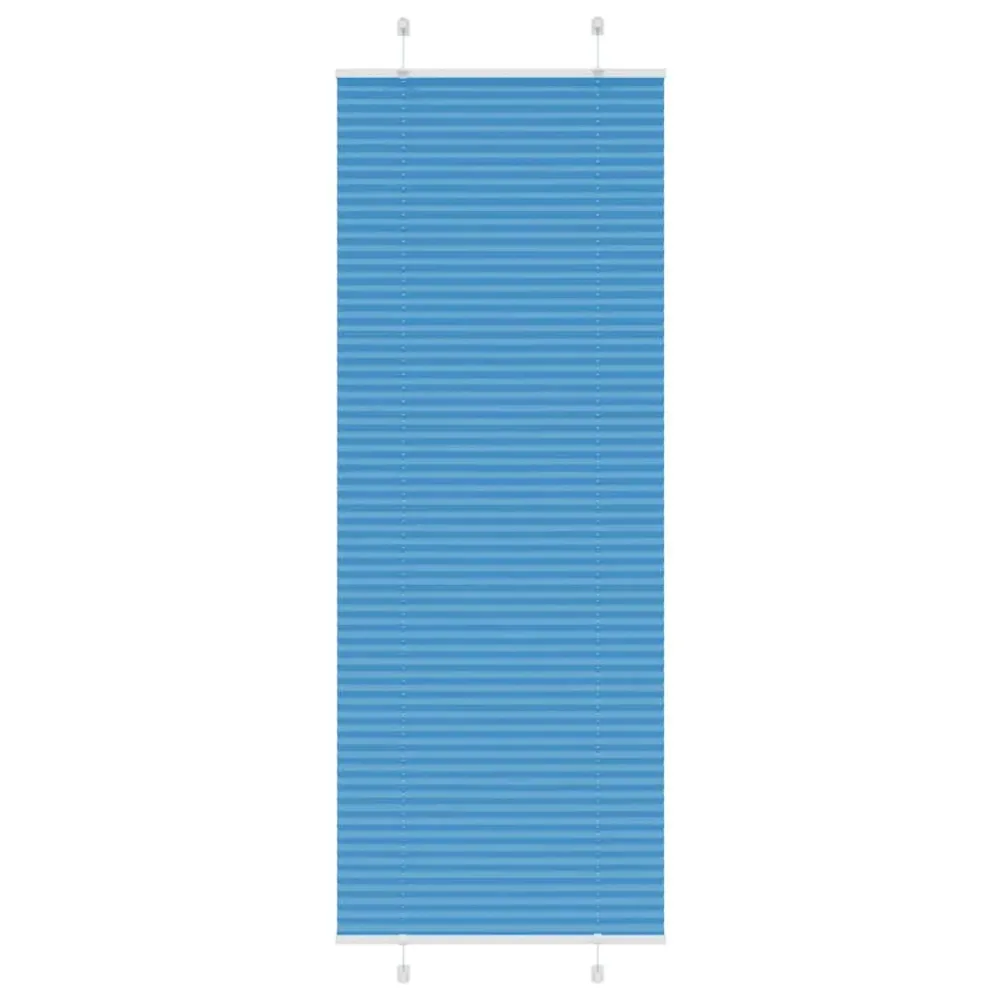 vidaXL Store plissé bleu 70x200 cm largeur du tissu 69,4 cm polyester