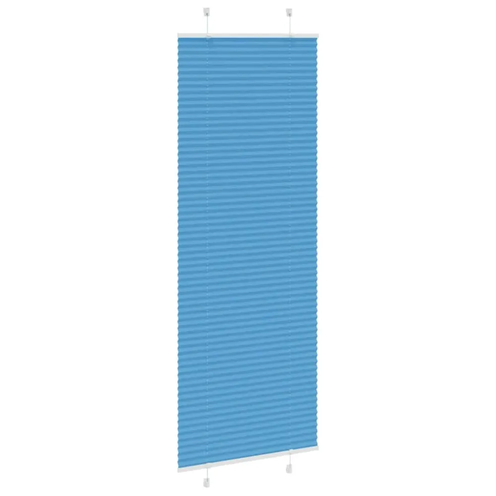 vidaXL Store plissé bleu 70x200 cm largeur du tissu 69,4 cm polyester