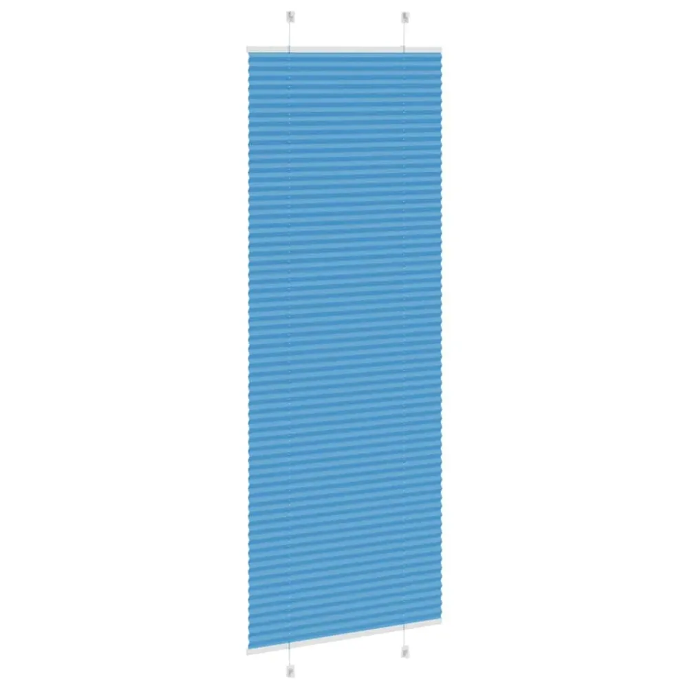vidaXL Store plissé bleu 70x200 cm largeur du tissu 69,4 cm polyester