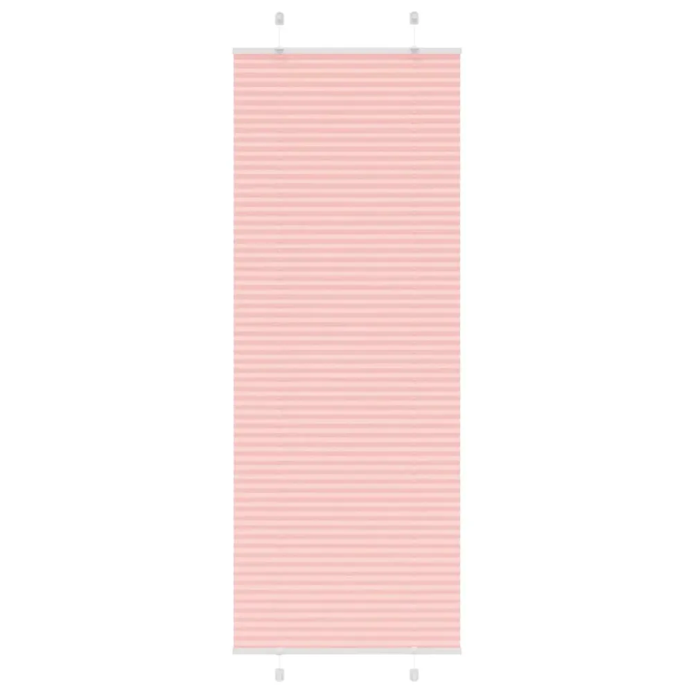 vidaXL Store plissé rose 80x200 cm largeur du tissu 79,4 cm polyester