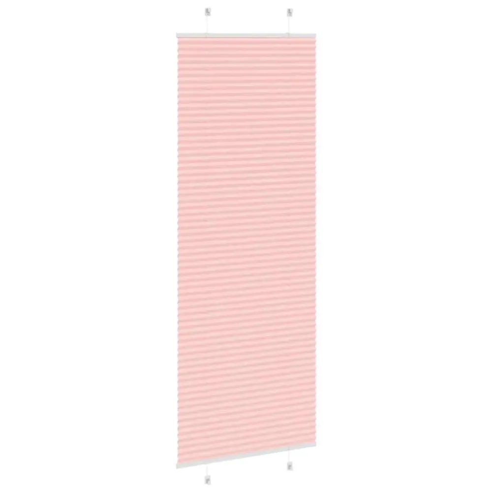 vidaXL Store plissé rose 80x200 cm largeur du tissu 79,4 cm polyester