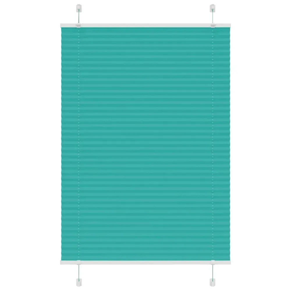 vidaXL Store plissé vert pétrole 90x150 cm largeur du tissu 89,4 cm