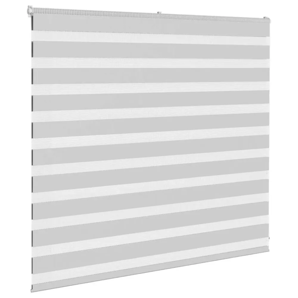 vidaXL Store zèbre gris clair largeur du tissu 150,9 cm polyester