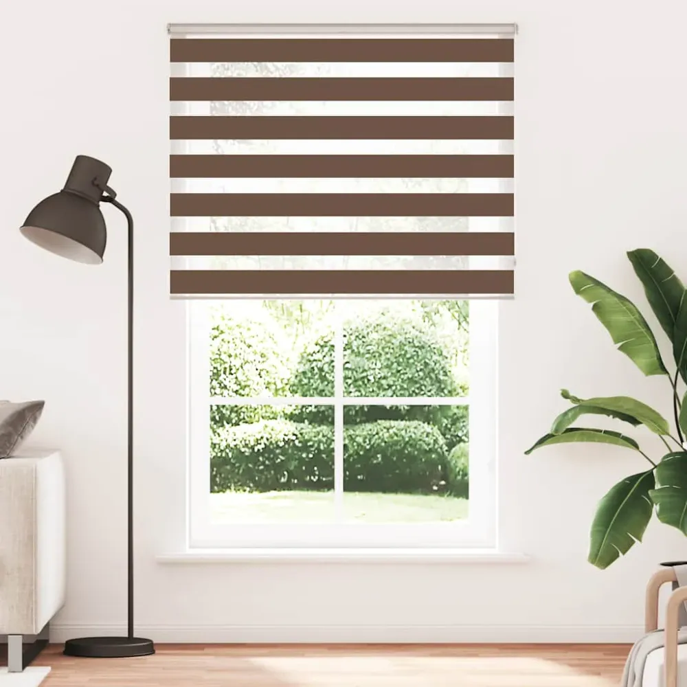 vidaXL Store zèbre marron 145x200cm largeur du tissu 140,9cm polyester