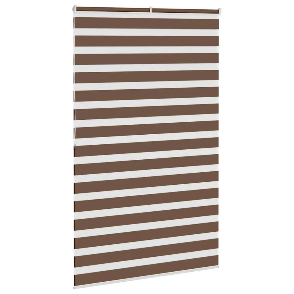 vidaXL Store zèbre marron 145x200cm largeur du tissu 140,9cm polyester