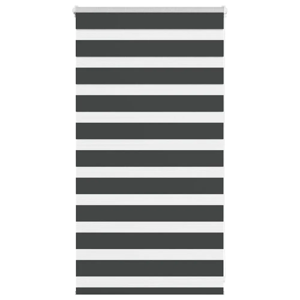 vidaXL Store zèbre noir 80x100 cm largeur du tissu 75,9 cm polyester