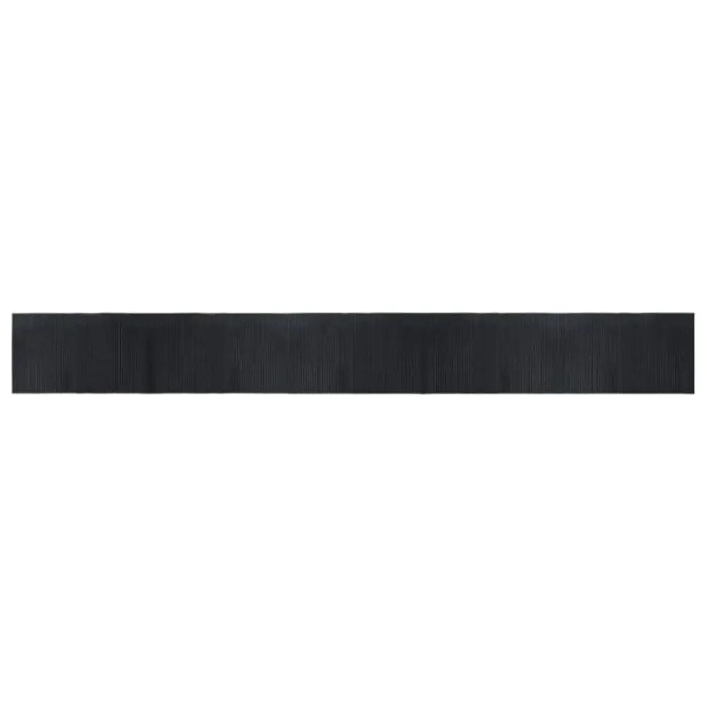 vidaXL Tapis rectangulaire noir 60x500 cm bambou