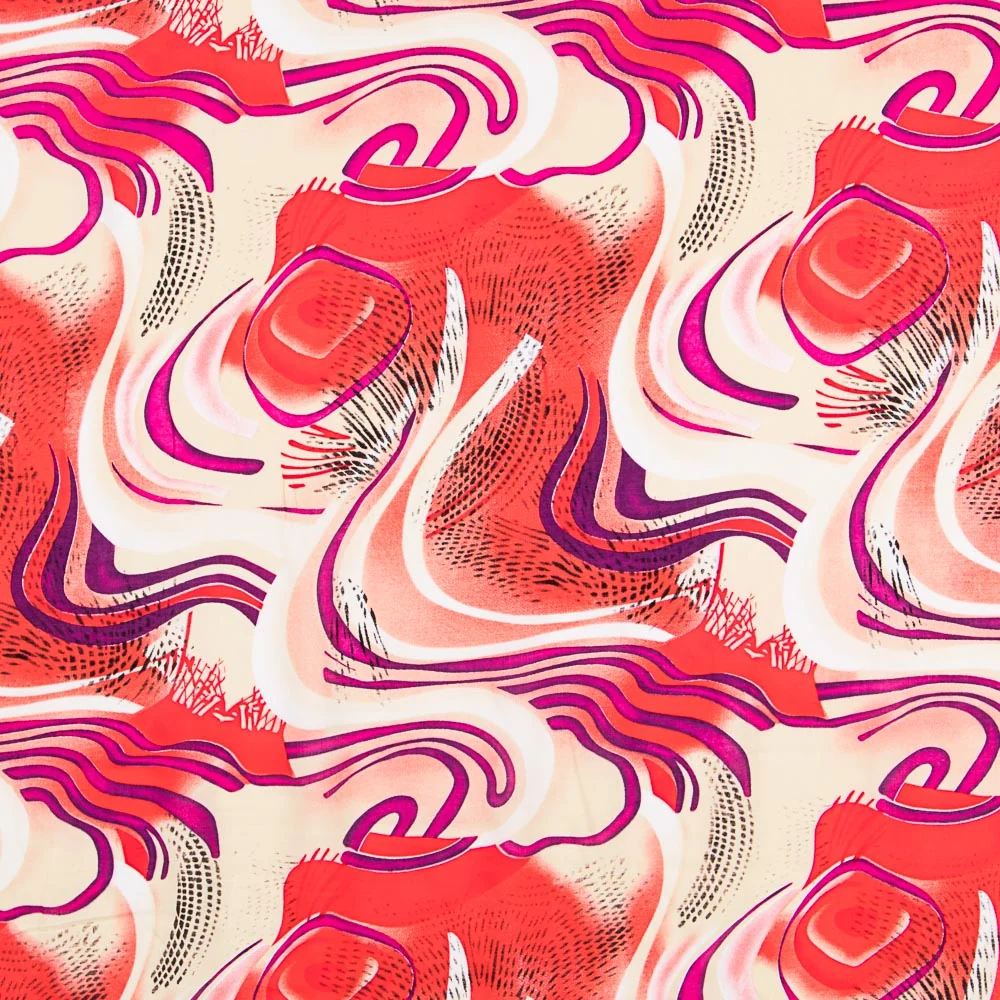 Viscose Fantaisie Rouge