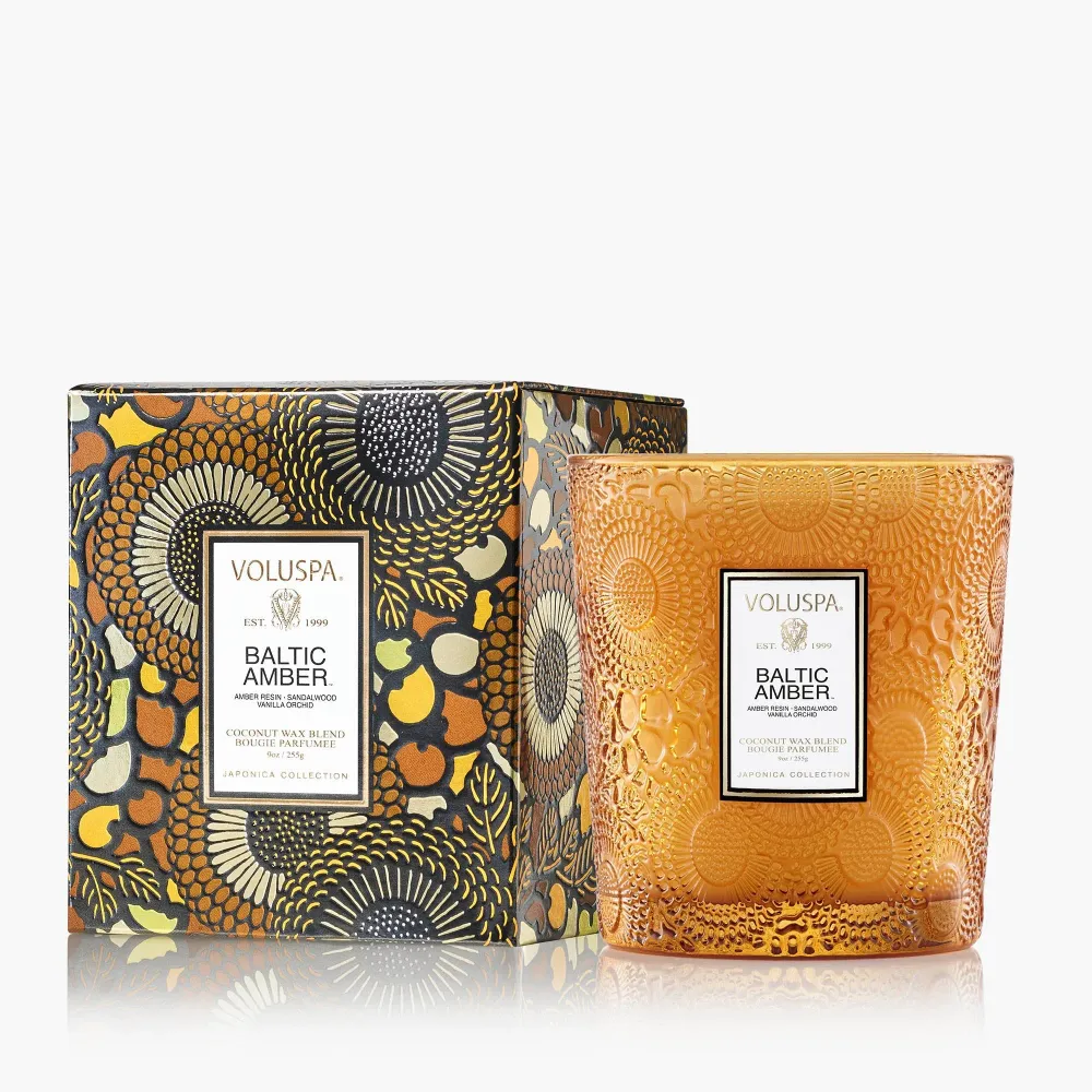 Voluspa Bougie Parfumée Baltic Amber | Bougie Classique