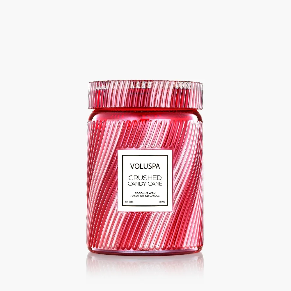 Voluspa Bougie Parfumée Crushed Candy Cane | Large Jar