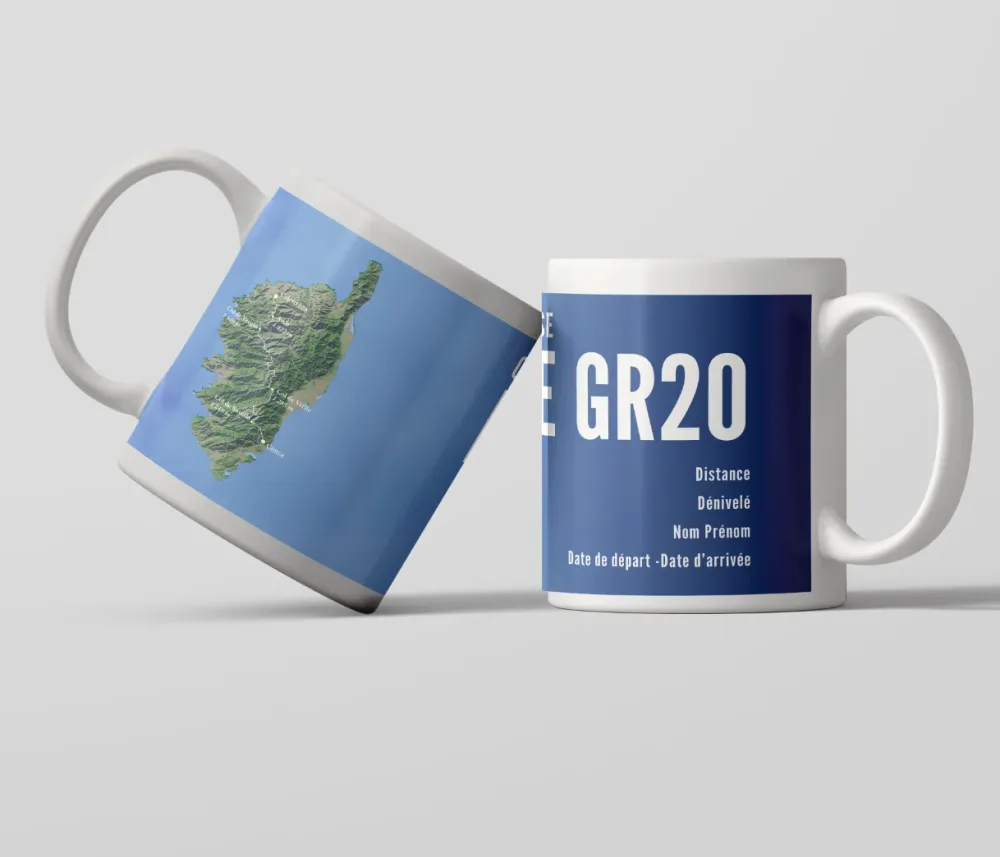 Lot GR20 Affiche + Mug Wall of Fame