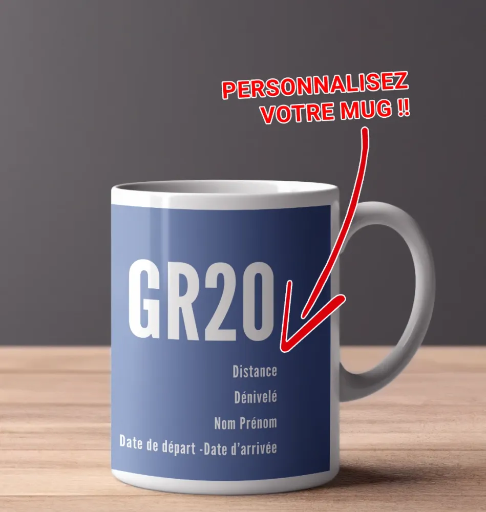Lot GR20 Affiche + Mug Wall of Fame