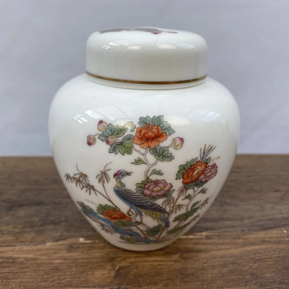 Wedgwood « Kutani Crane (Gold Trim) » Pot de gingembre
