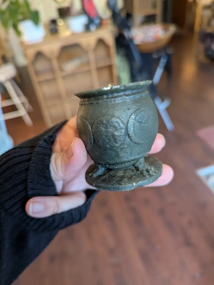 Bougie de cire d'abeilles: Chaudron Witch and Wicks