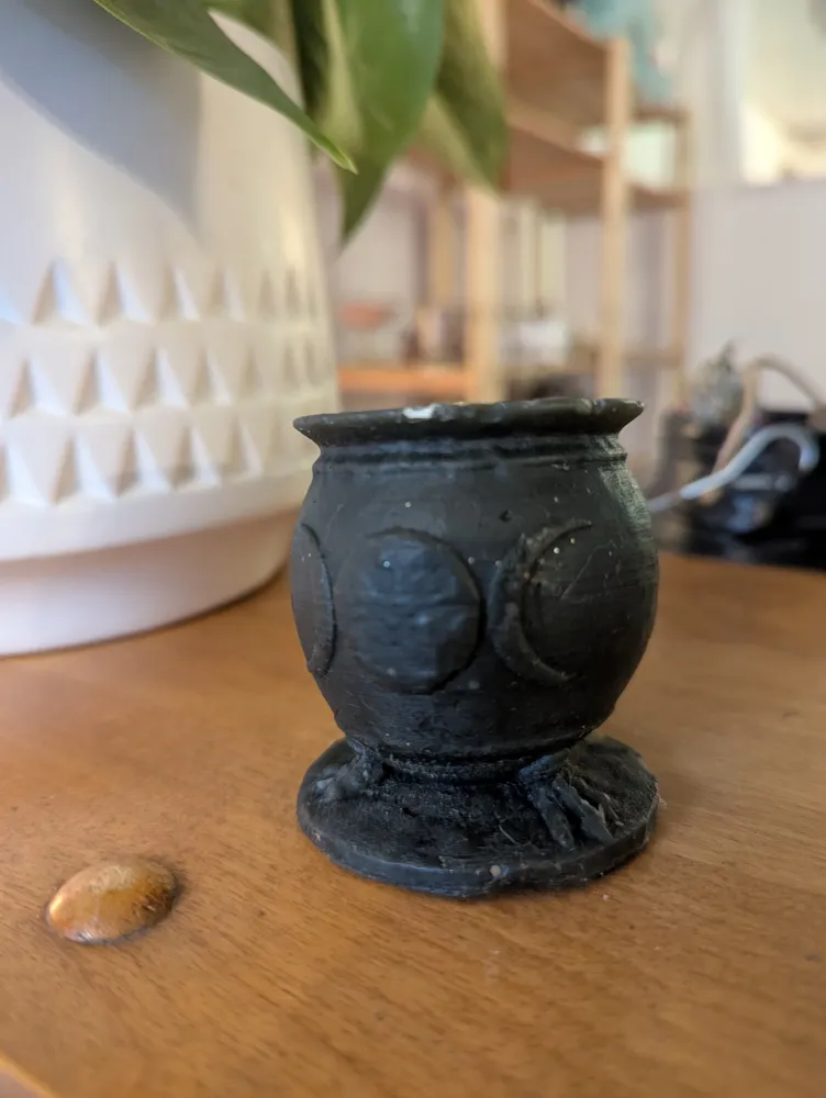 Bougie de cire d'abeilles: Chaudron Witch and Wicks