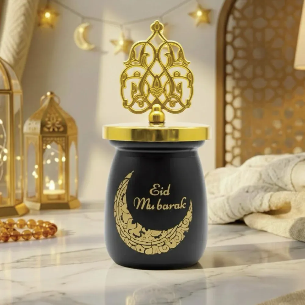 Bougie Parfumée Eid Mubarak en Forme de Tasse Wlidaty Home