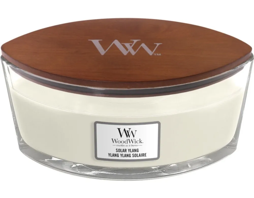 Woodwick Ellipse Bougie - Ylang Ylang solaire 453.6g