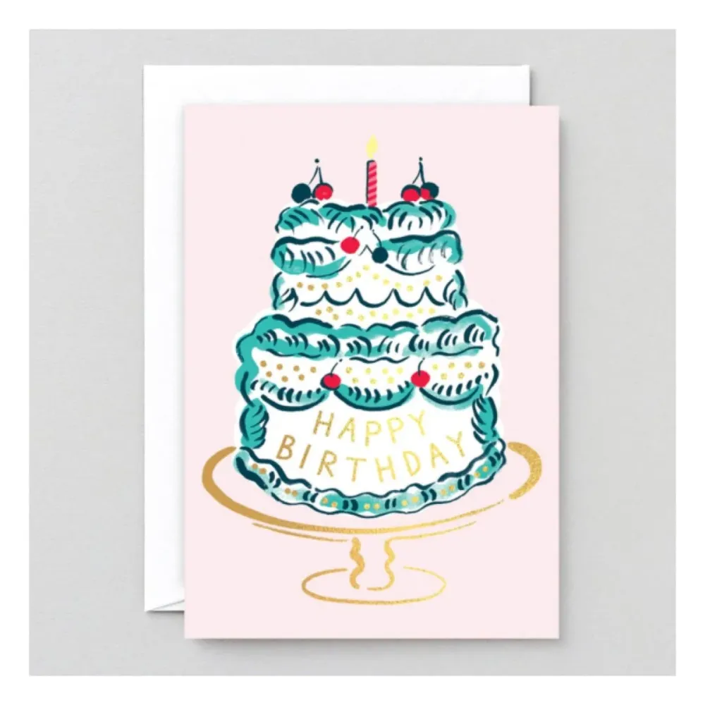 Carte de Souhaits HB Cake & Candle WRAP WRAP Magazine