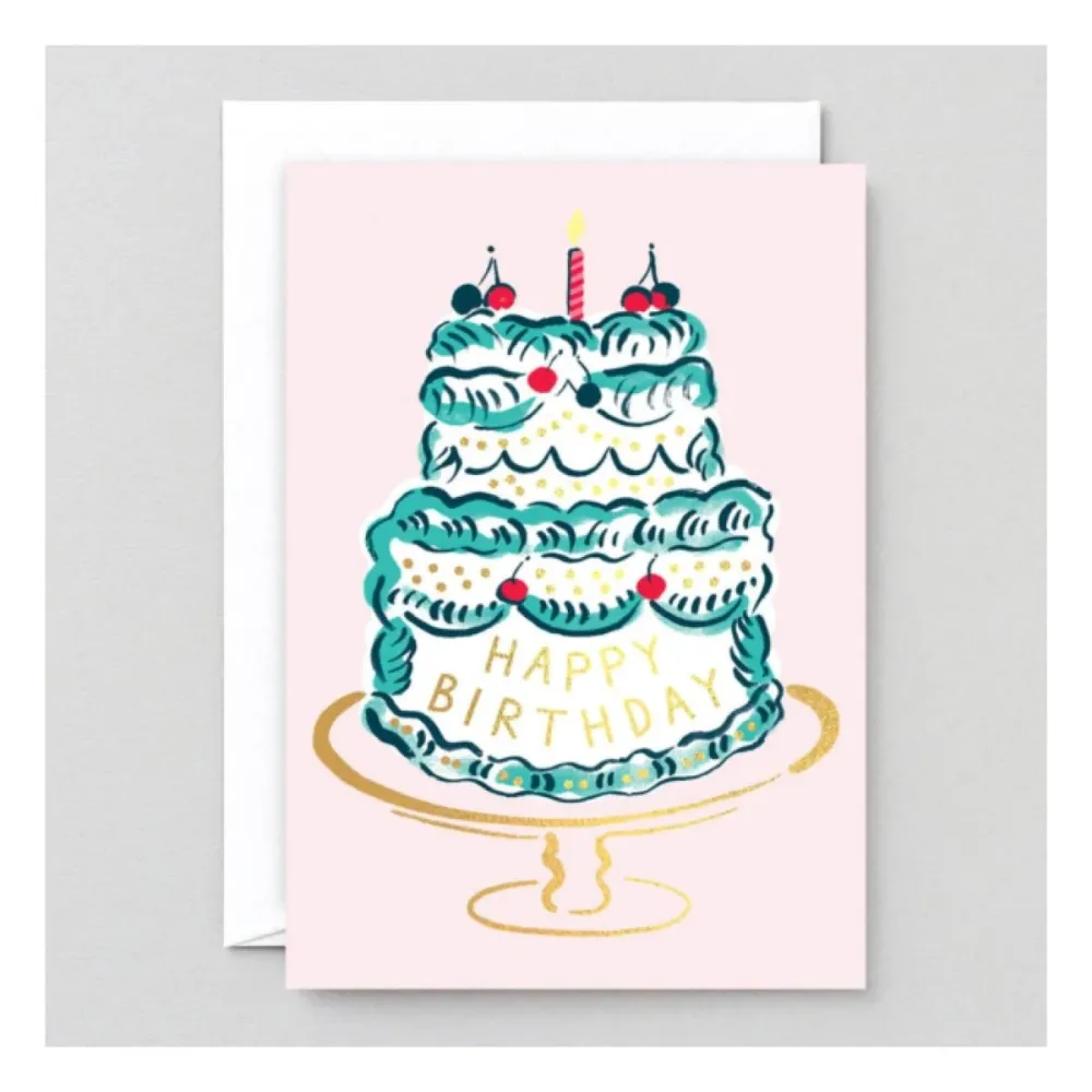 Carte de Souhaits HB Cake & Candle WRAP WRAP Magazine