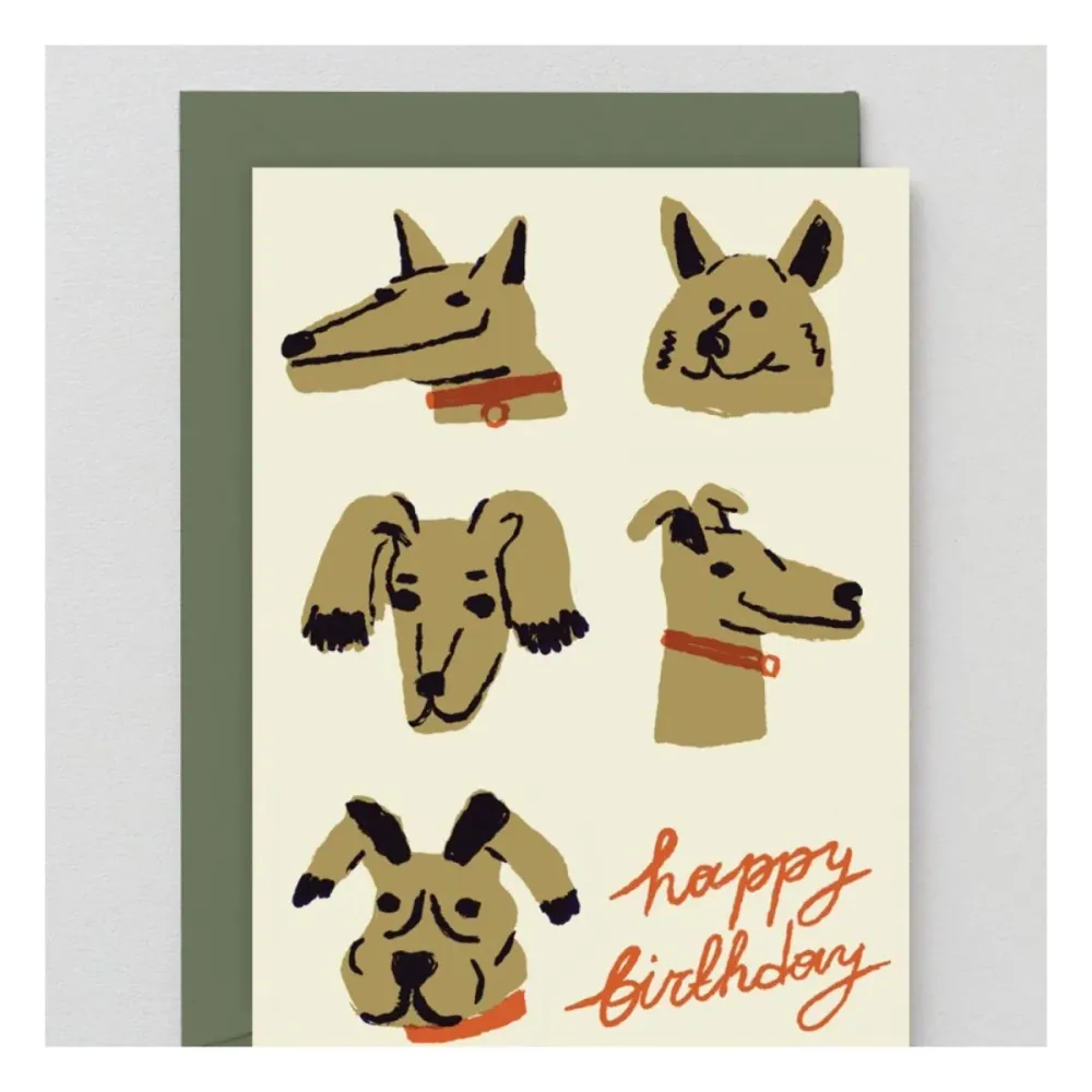 Carte de Souhaits Woof Woof WRAP WRAP Magazine