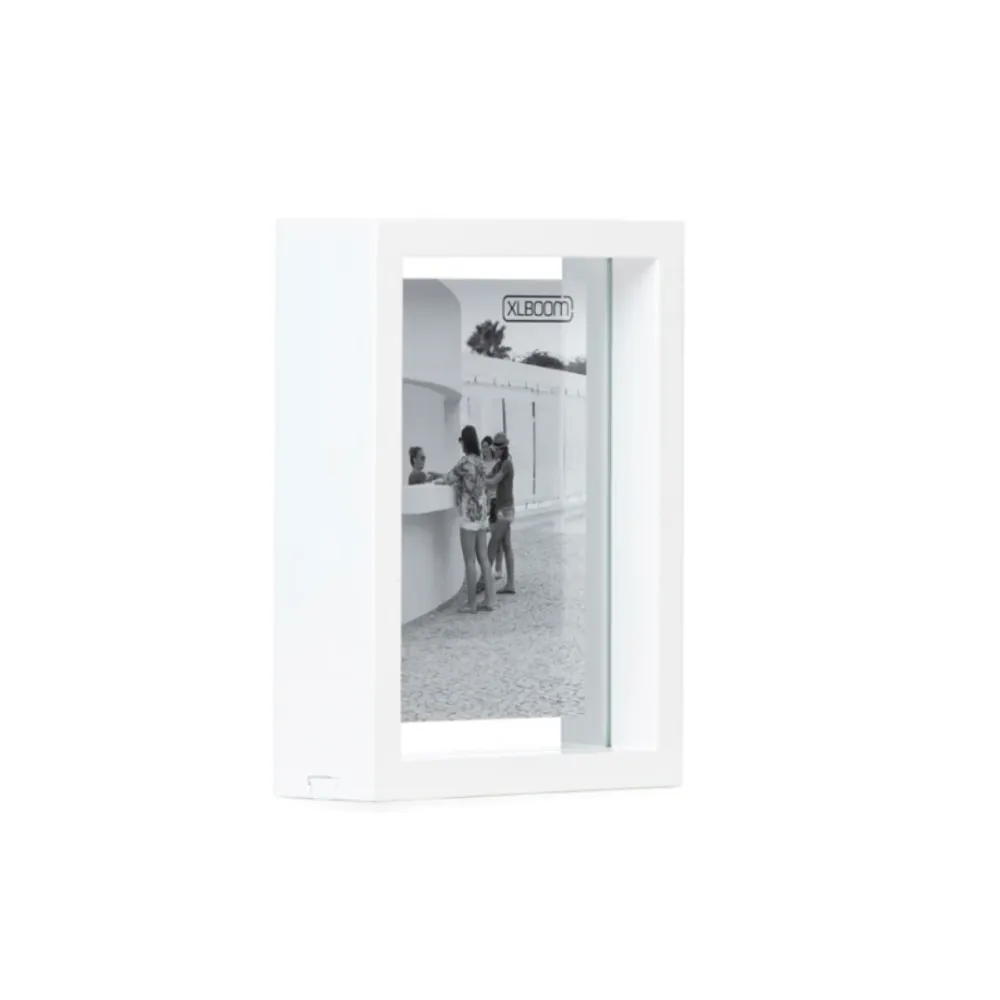 XLBoom Cadre Photo Boîte Flottante 13 x 18 cm Blanc