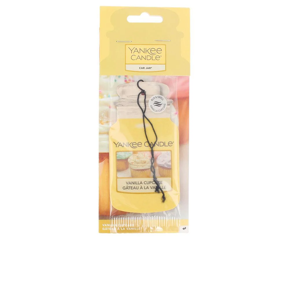 Yankee Candle Car Jar Paper Désodorisant De Voiture Vanilla Cupcake Fragrance Durable