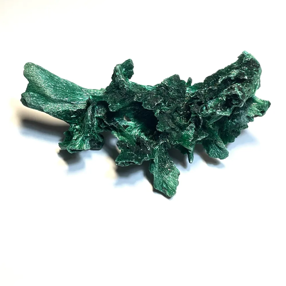 Malachite fibreuse, Congo Yves Cohen Minéraux