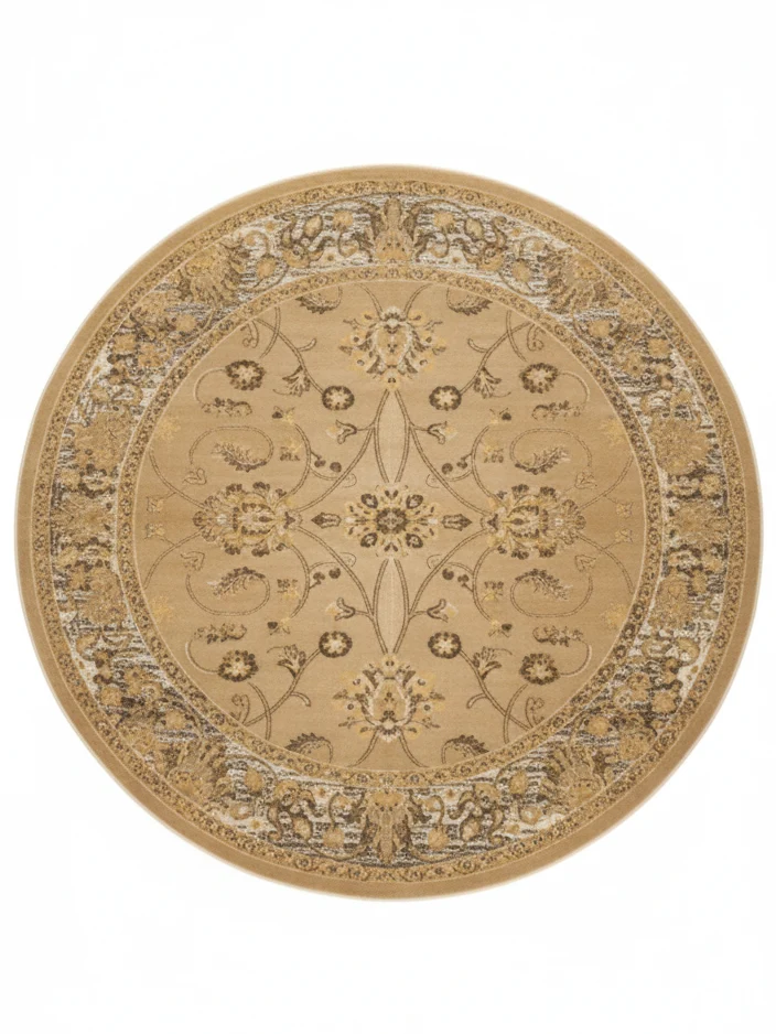 TAPIS ROND - Chenille - 180/180cm Zafar tapis