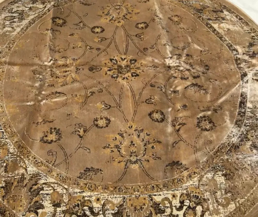 TAPIS ROND - Chenille - 180/180cm Zafar tapis