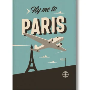 MAGNET FLY ME TO PARIS ZIGZAG EDITIONS
