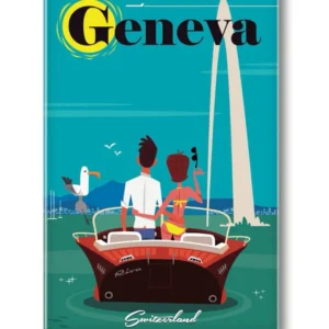 MAGNET GENEVA BOAT ZIGZAG EDITIONS