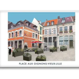MAGNET PLACE AUX OIGNONS VIEUX-LILLE ZIGZAG EDITIONS