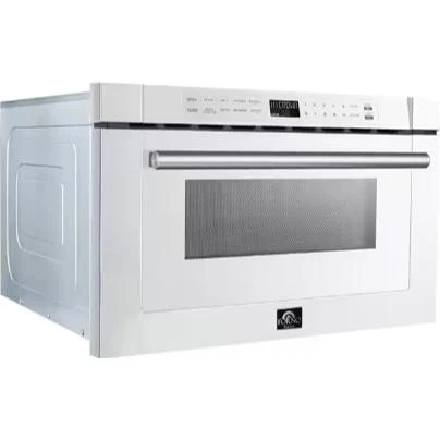 Forno Four à micro-ondes tiroir de 24 po, 1,2 pi cu FMWDR3000-24WHT 71 litres de capacité