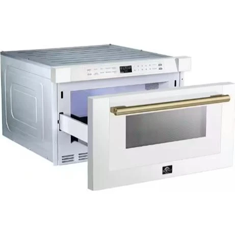 Forno Four à micro-ondes tiroir de 24 po, 1,2 pi cu FMWDR3000-24WHT 71 litres de capacité