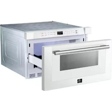 Forno Four à micro-ondes tiroir de 24 po, 1,2 pi cu FMWDR3000-24WHT 71 litres de capacité