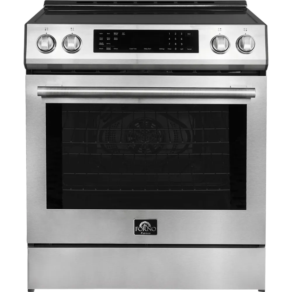 Four combiné Forno Cuisinière encastrable à induction de 30 pouces avec technologie convection européenne véritable FFSIN0...