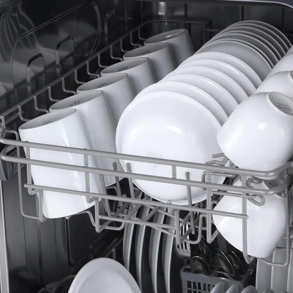 Four à convection Forno Lave-vaisselle encastré de 18 pouces avec départ différé FDWBI8041-18WHT